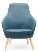 Nora Chair On 4 Timber Leg Base. Any Fabric